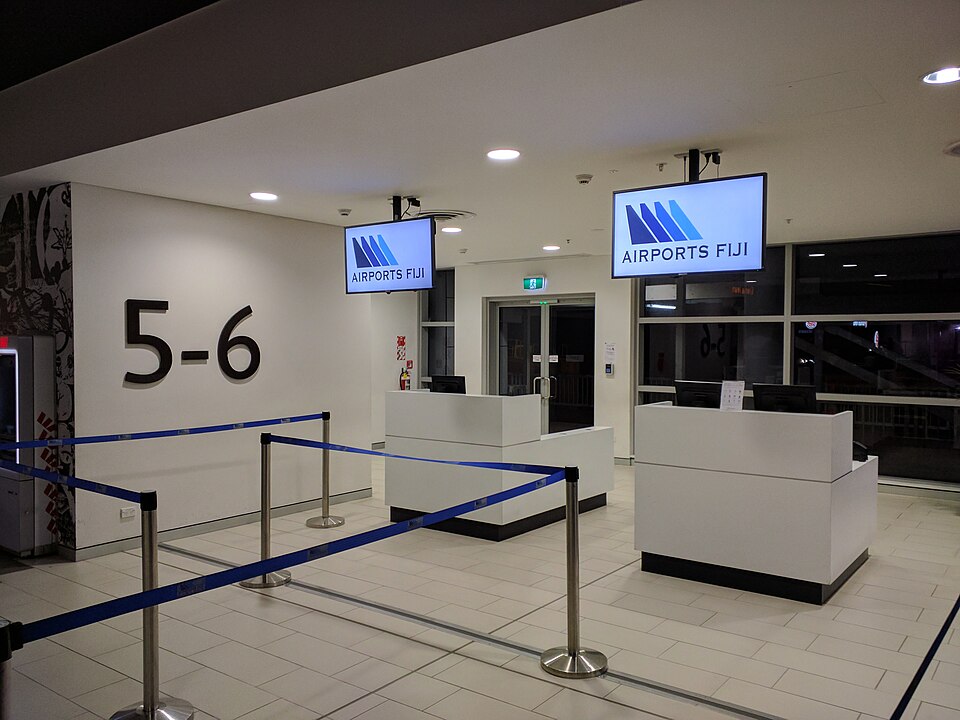 Departure gates inside an airport