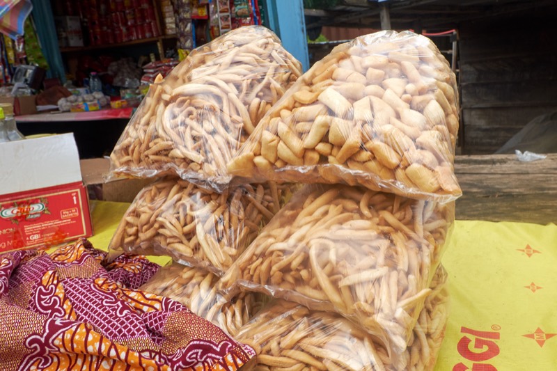 Flour-based biscuits, a food made with flour